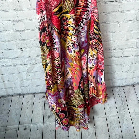 etc. Multicolor long floral dress size S - Picture 10 of 11